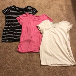 3 Bumpstart size Large Maternity Shirts